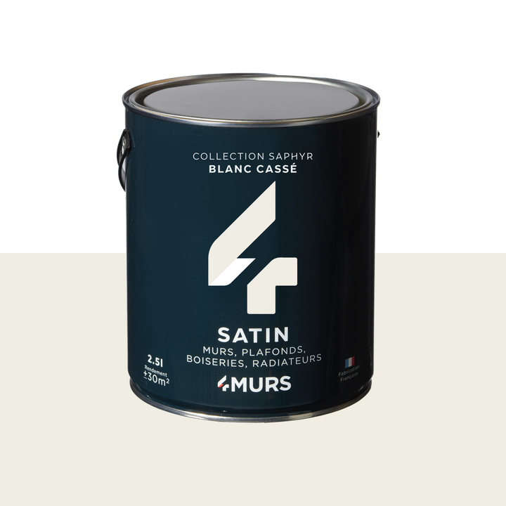 SAPHYR Peinture Saphyr Blanc cassé Satiné 2,5L