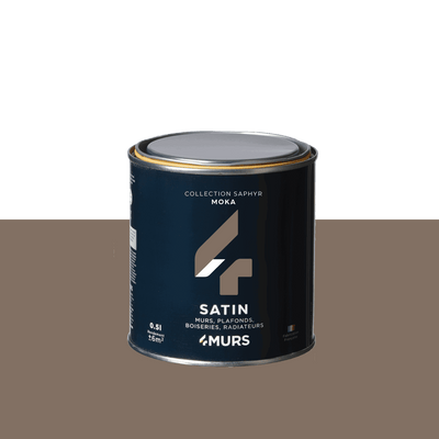 SAPHYR Peinture Saphyr Moka Satiné 0,5L