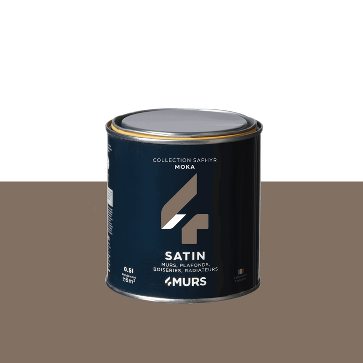 SAPHYR Peinture Saphyr Moka Satiné 0,5L