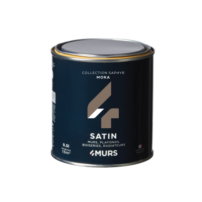 SAPHYR Peinture Saphyr Moka Satiné 0,5L