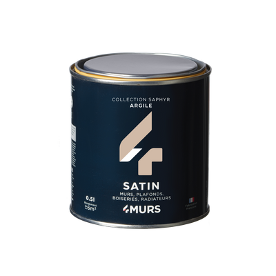SAPHYR Peinture Saphyr Argile Satiné 0,5L