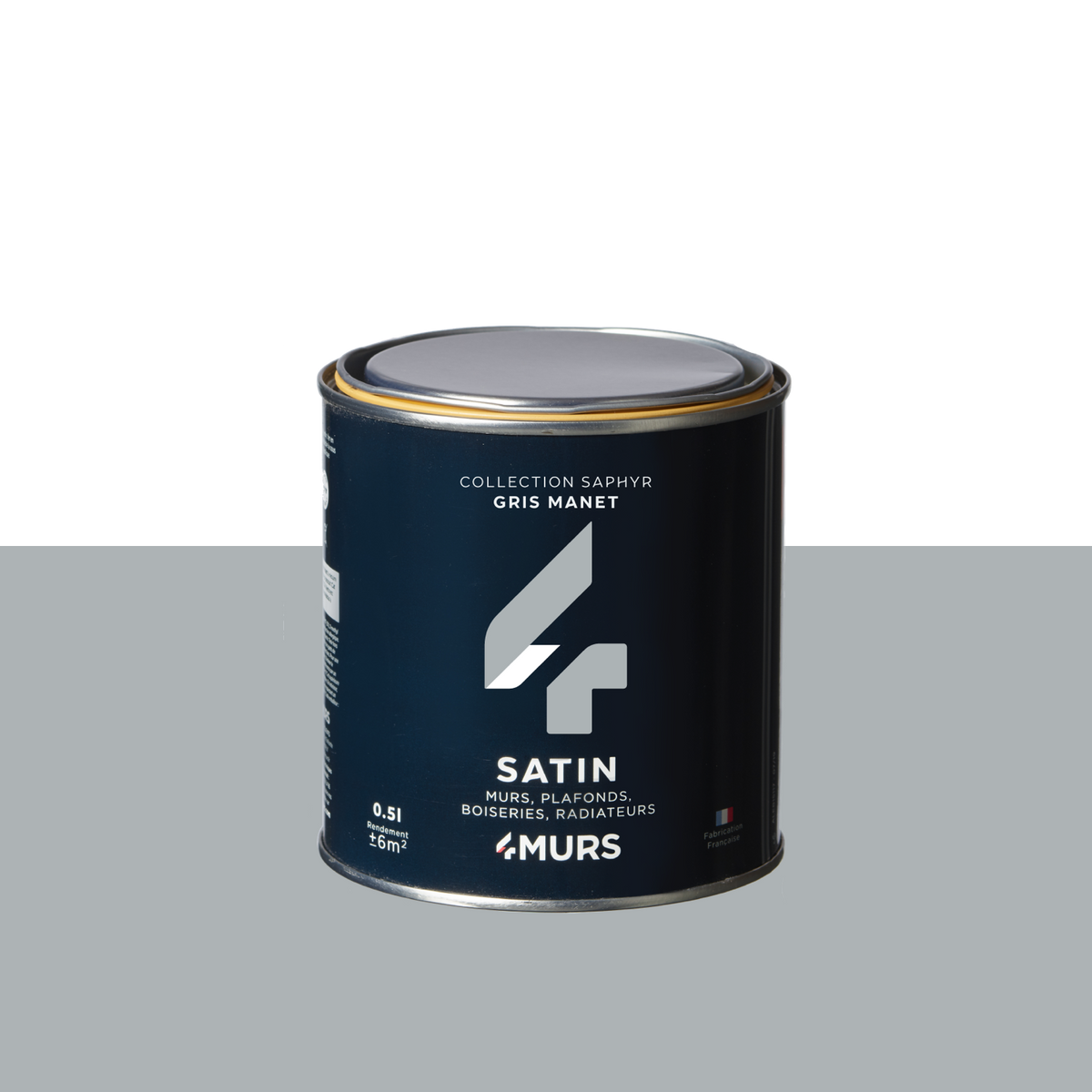 SAPHYR Peinture Saphyr Gris manet Satiné 0,5L