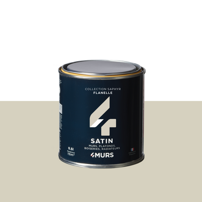SAPHYR Peinture Saphyr Flanelle Satiné 0,5L
