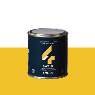 SAPHYR Peinture Saphyr Jaune soleil Satiné 0,5L