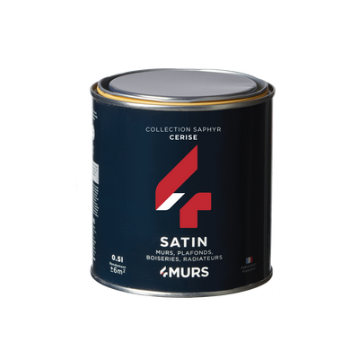 SAPHYR Peinture Saphyr Cerise Satiné 0,5L