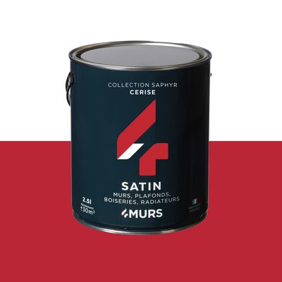 SAPHYR Peinture Saphyr Cerise Satiné 2,5L