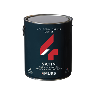 SAPHYR Peinture Saphyr Cerise Satiné 2,5L