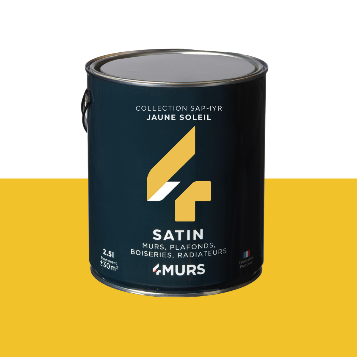 SAPHYR Peinture Saphyr Jaune soleil Satiné 2,5L