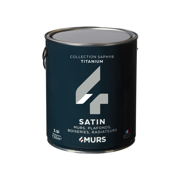 Saphyr Peinture Multi-supports Peinture titanium Satiné