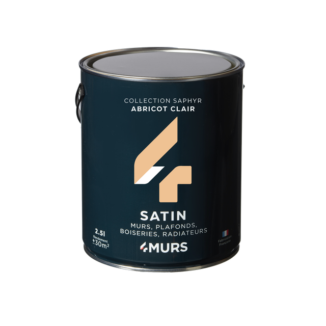 Saphyr Peinture Multi-supports Peinture abricot clair Satiné