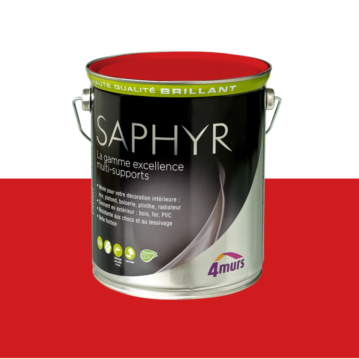 SAPHYR Peinture Saphyr Pivoine Brillant 2,5L