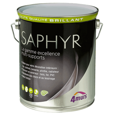 SAPHYR Peinture Saphyr Gris galet Brillant 2,5L