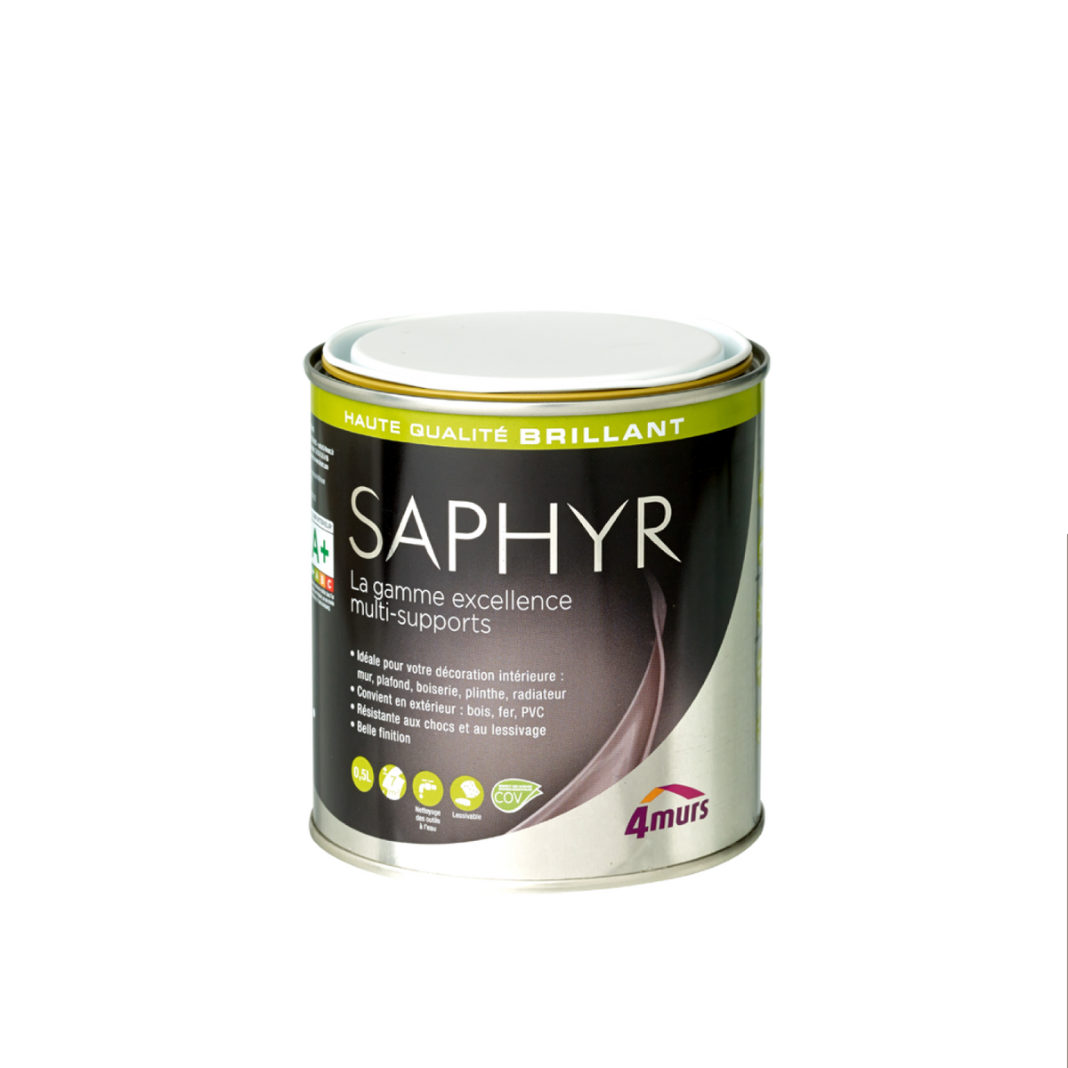 SAPHYR Peinture Saphyr Blanc pur Brillant 0,5L