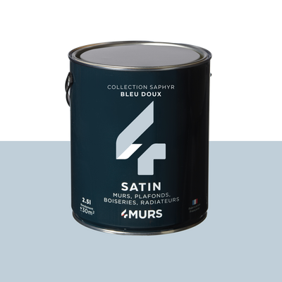 SAPHYR Peinture Saphyr Bleu doux Satiné 2,5L