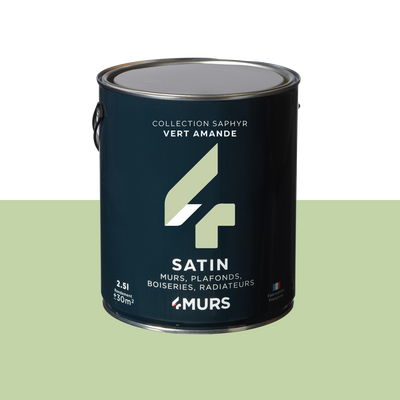 SAPHYR Peinture Saphyr Vert amande Satiné 2,5L