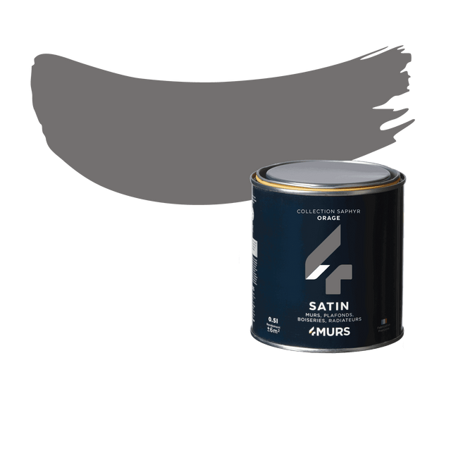 Saphyr Peinture Finition Peinture orage Satiné 0,5 L
