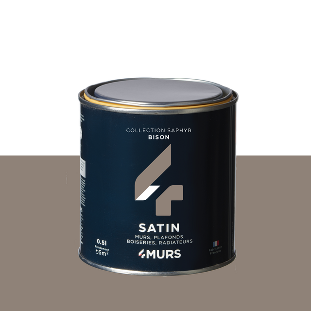 Saphyr Peinture Finition Peinture bison Satiné 0,5 L