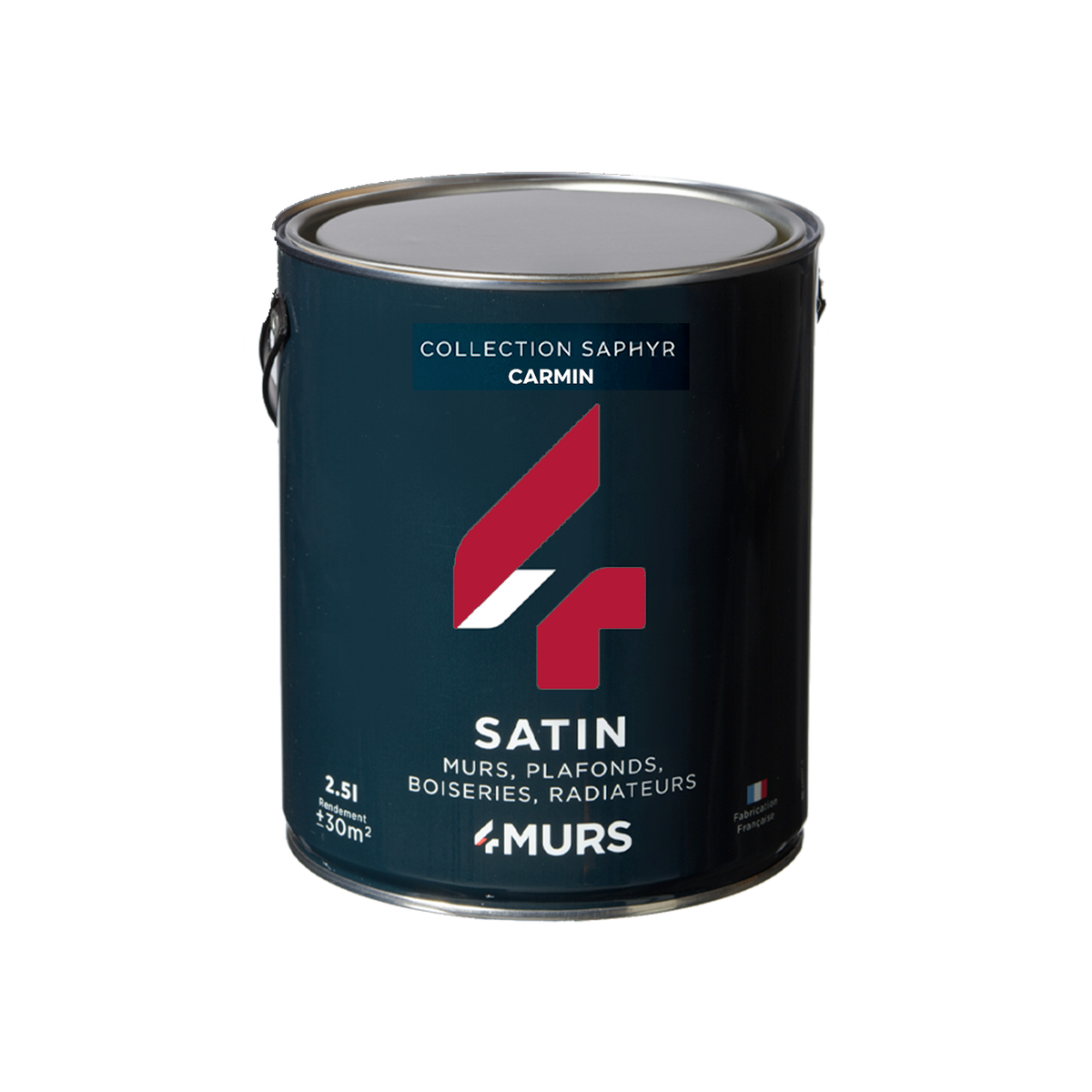 SAPHYR Peinture Saphyr Carmin Satiné 2,5L