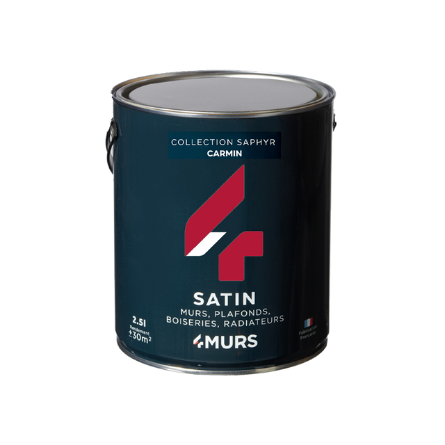 Saphyr Peinture Multi-supports Peinture carmin Satiné