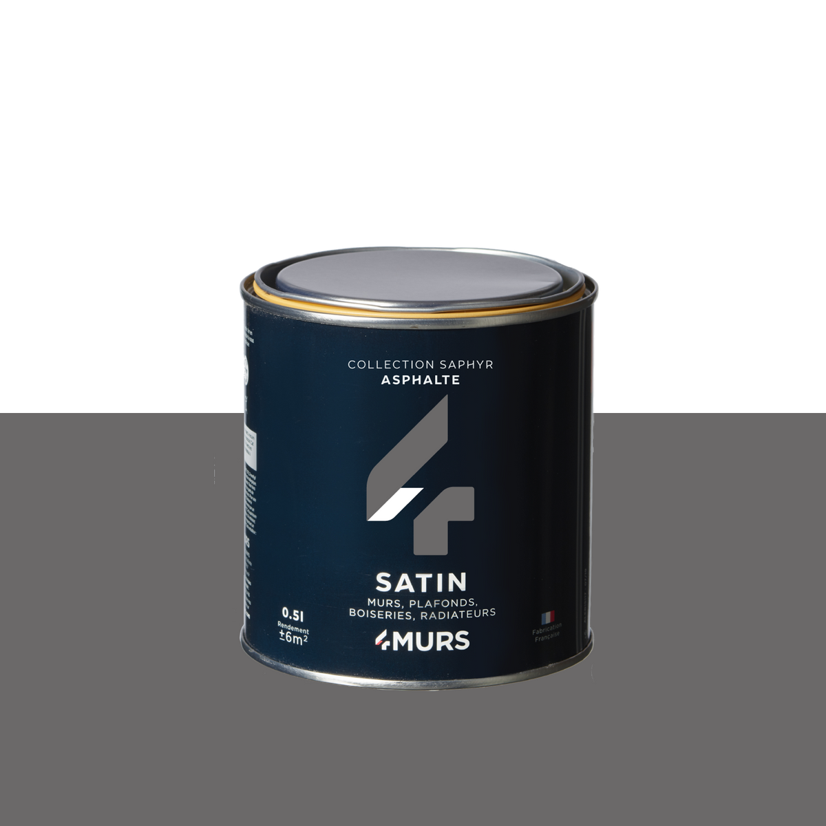 SAPHYR Peinture Saphyr Asphalte Satiné 0,5L