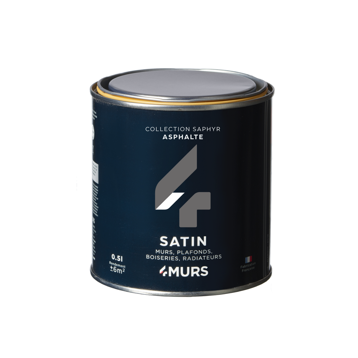 SAPHYR Peinture Saphyr Asphalte Satiné 0,5L