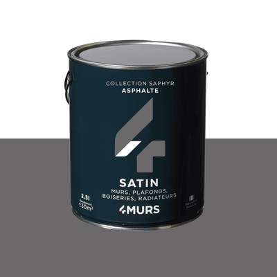 SAPHYR Peinture Saphyr Asphalte Satiné 2,5L