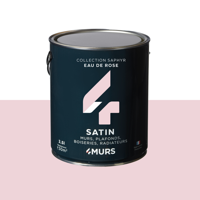 Saphyr Peinture Multi-supports Peinture eau de rose Satiné