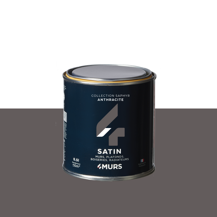 SAPHYR Peinture Saphyr Anthracite Satiné 0,5L