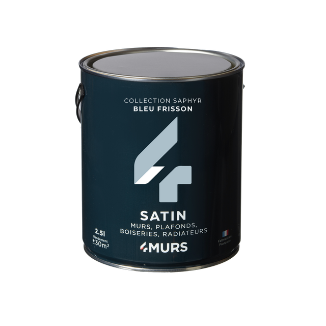 Saphyr Peinture Multi-supports Peinture bleu frisson Satiné