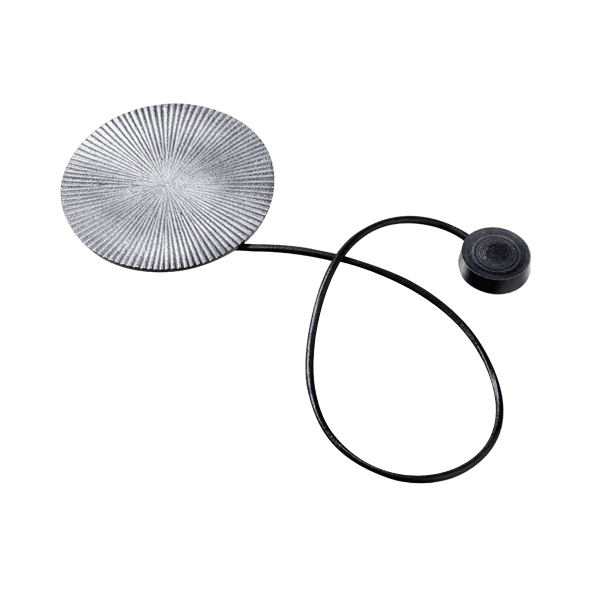 Embrasse aimantée Soledad Argent Métal brut