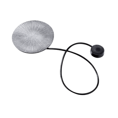 Embrasse aimantée Soledad Argent Métal brut