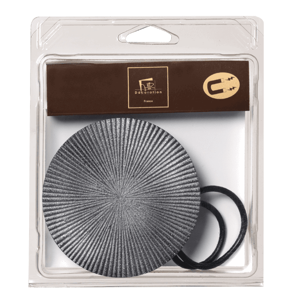 Embrasse aimantée Soledad Argent Métal brut