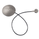 Embrasse aimantée Spirale Argent Métal brut