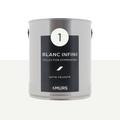 Pot de peinture couleur blanc infini