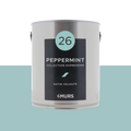 Pot de peinture couleur bleu vert clair, peppermint