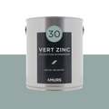Pot de peinture couleur vert zinc