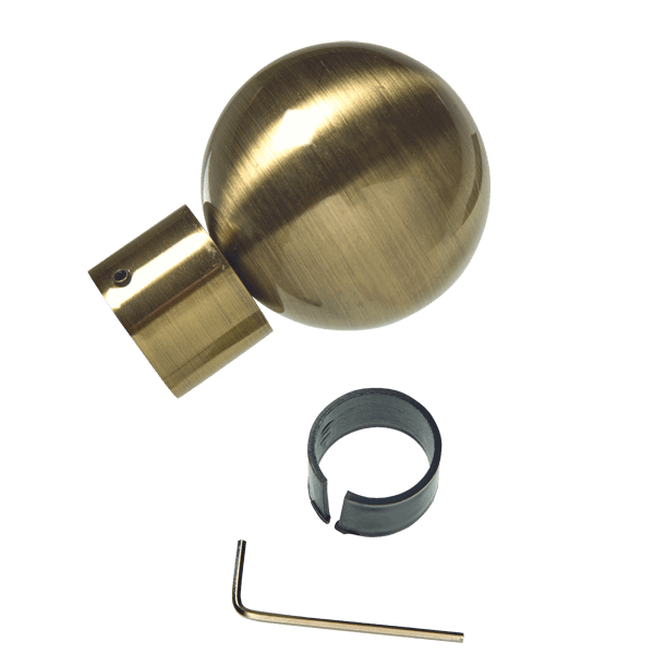 Embout TOMBAC coloris laiton vieilli