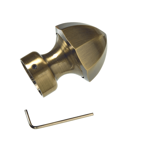 Embout Tombac Laiton antik Métal brossé