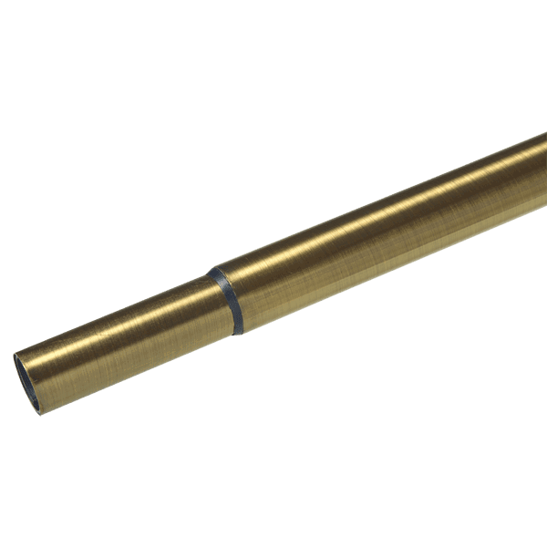 Barre à rideau TOMBAC laiton vieilli 2,8 cm de 160,0 à 300 cm
