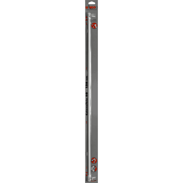 Kit barre à rideau vitrage Windorod Blanc Brillant