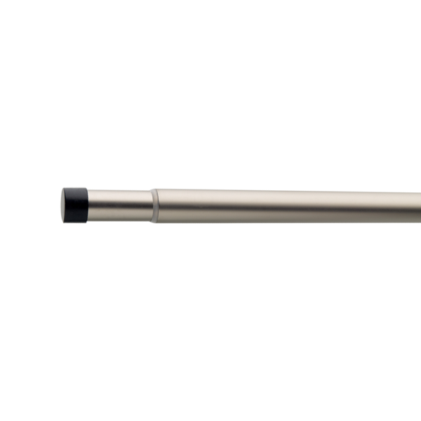 Barre à rideau ZEN nickel givré 2,8 cm de 160,0 à 300 cm