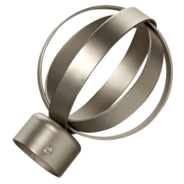 Embout Zen Nickel mat Métal brossé