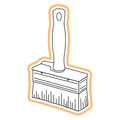 Dessin de brosse à encoller