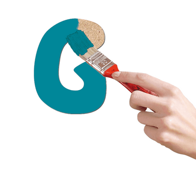 GOMILLE Décobois à peindre Lettre g 