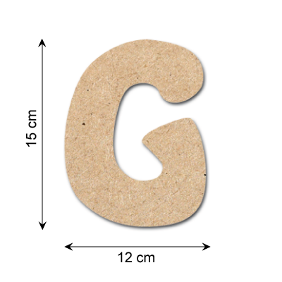 GOMILLE Décobois à peindre Lettre g 