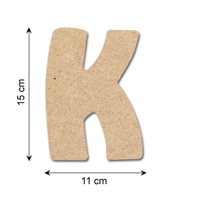 Gomille Décobois à peindre lettre K