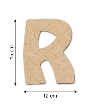 GOMILLE Décobois à peindre Lettre r 
