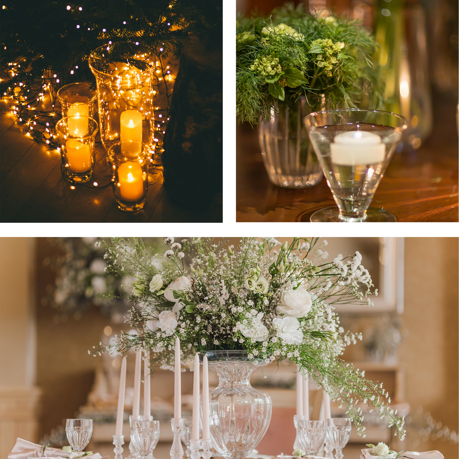 Photos d'inspiration déco vases mariage