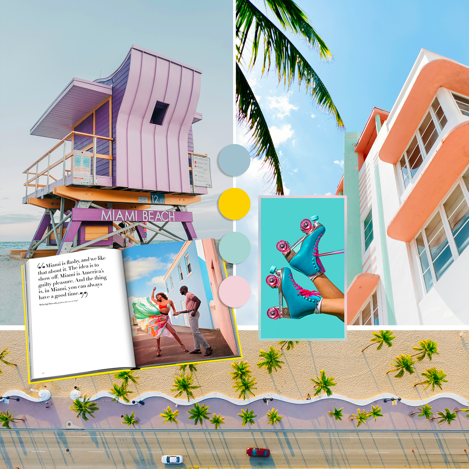 Montage inspiration déco style Miami