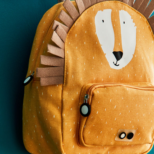 Sac à dos enfant jaune Lion de la marque Trixie